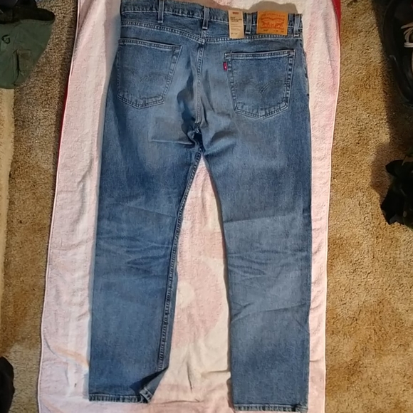 Levi's 502 Red Label mens 38/32 distressed jeans - Picture 2 of 7